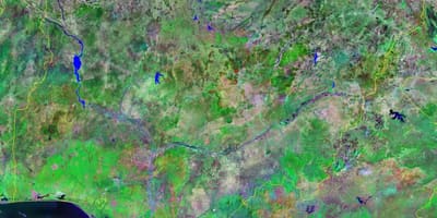 แผนที่ของไนจีเรียภูเขา